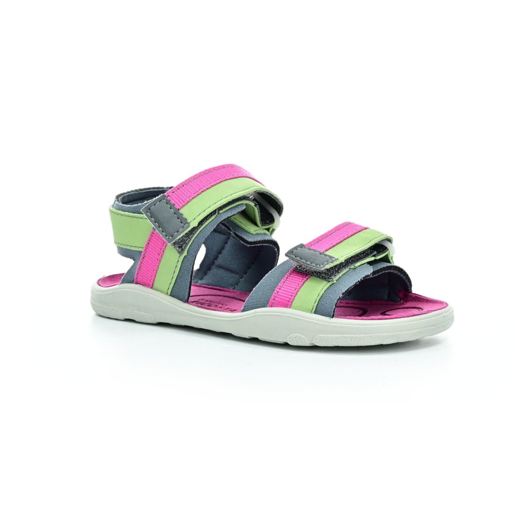 Ricosta Sydney Avocado/Grau/Pink Barfußsandalen
