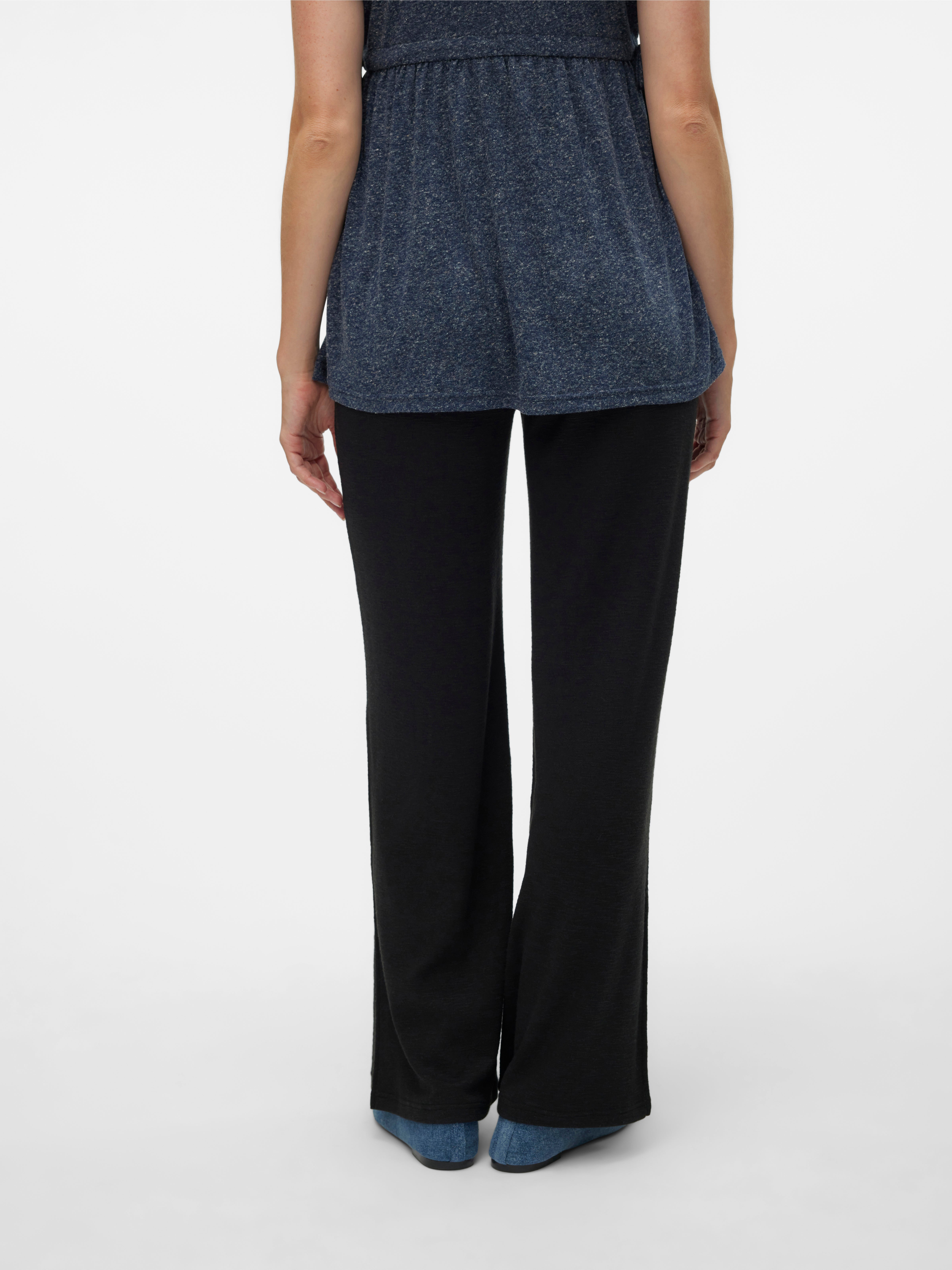 Weiter Beinschnitt Seitenschlitze Hose