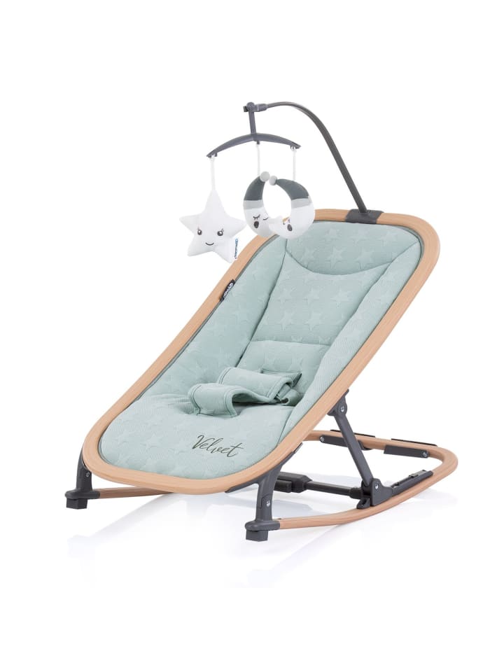 Chipolino Babywippe Velvet faltbar in grün günstig kaufen onesize