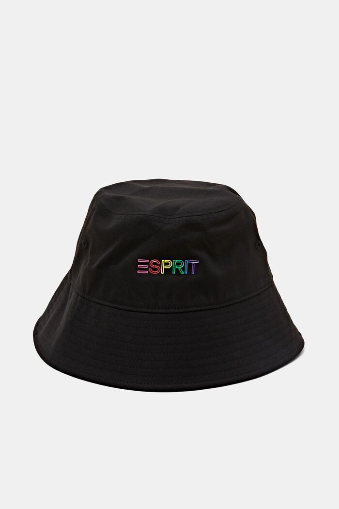 Bucket Hat aus Twill mit Applikation