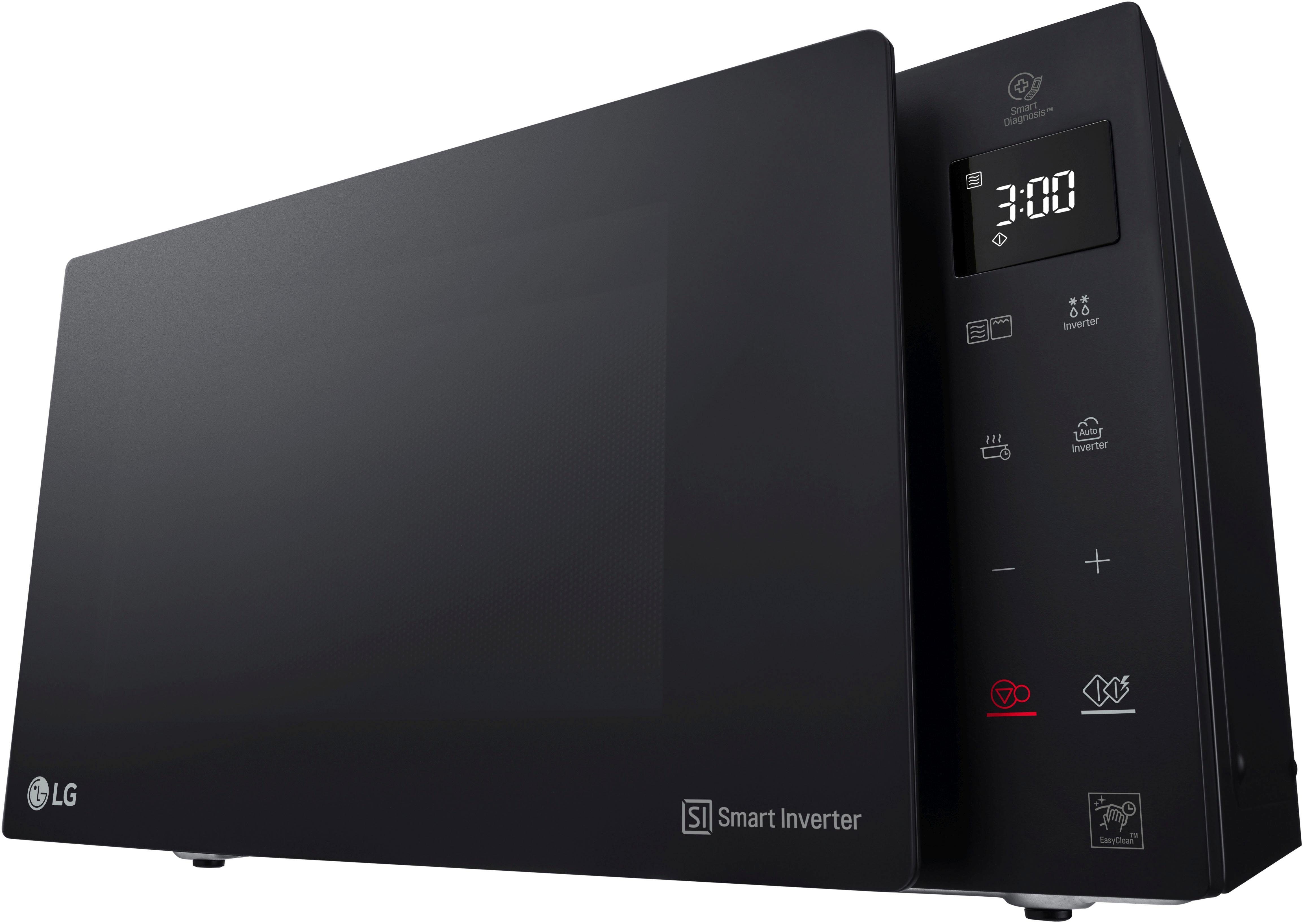 LG Mikrowelle MH 6535 GIS, Grill, 25 l, Smart Inverter Technologie, echte Glasfront