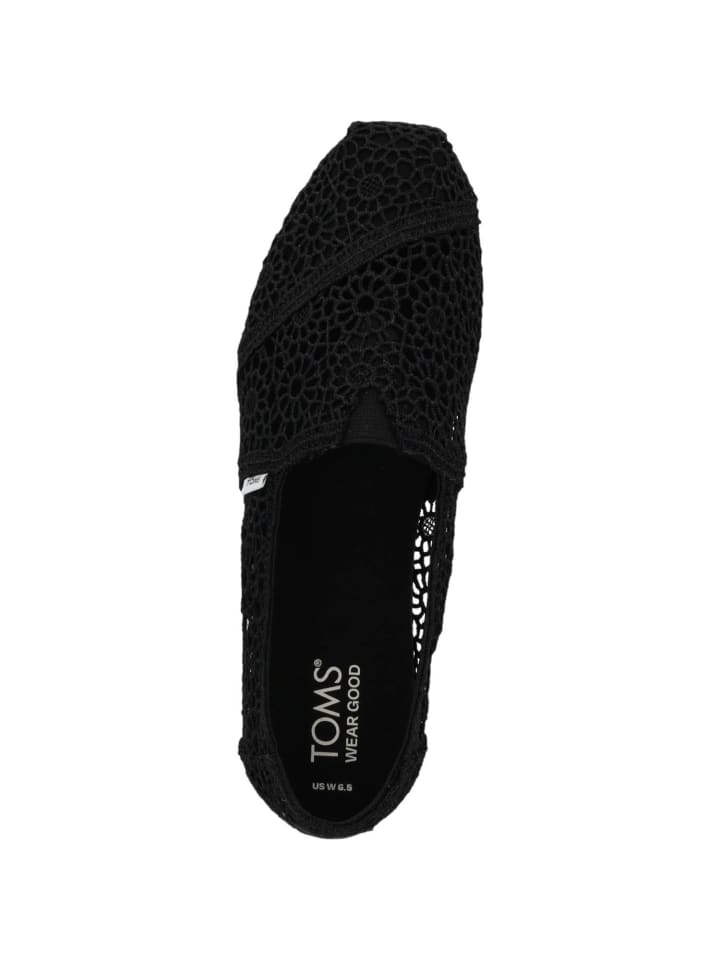 TOMS Slipper in Schwarz günstig kaufen