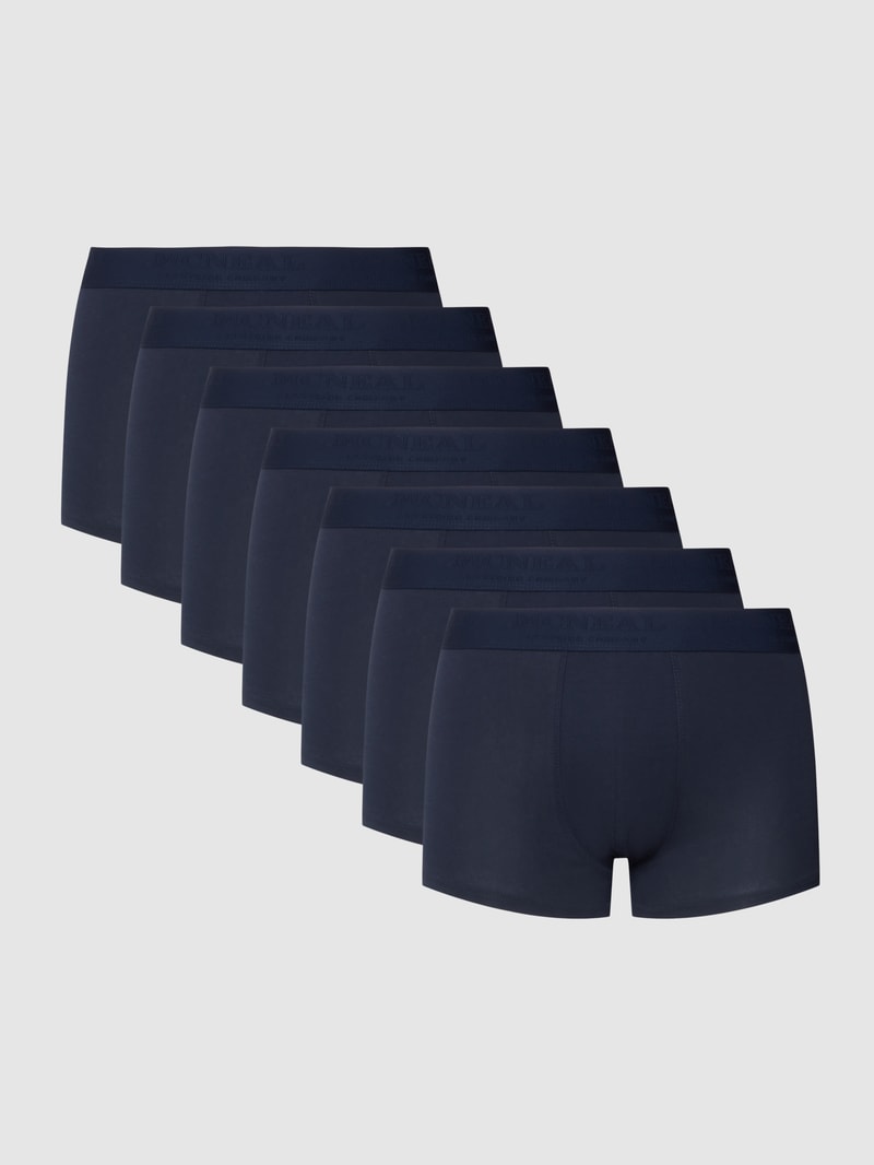 Trunks mit Logo-Bund im 7er-Pack in marineblau