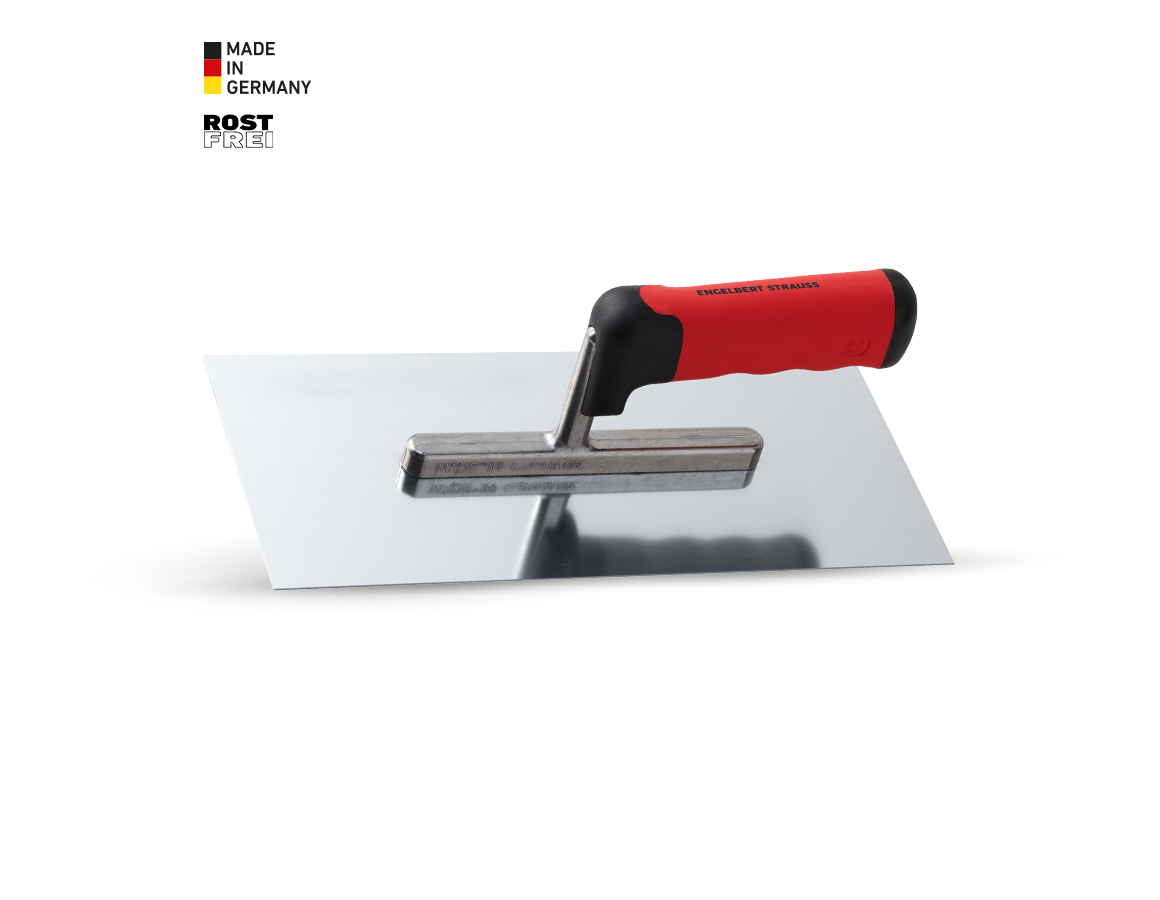 e.s. Glättekelle mit ergonomischem Griff,Edelstahl