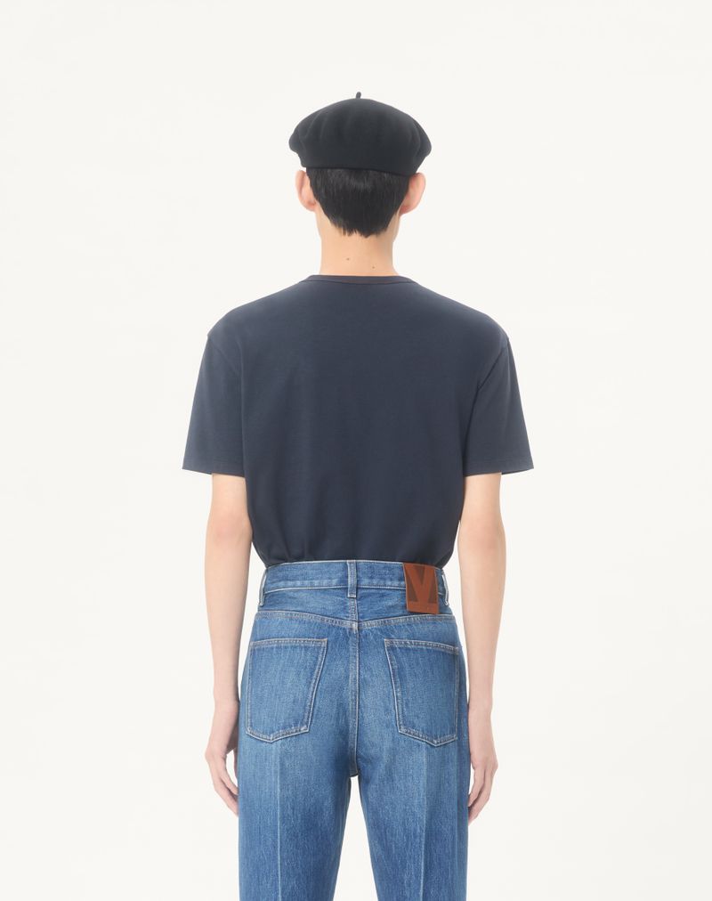 T-shirt en coton avec patch Vg
