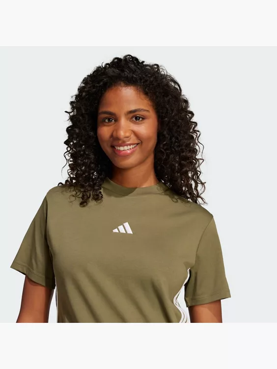 adidas Essentials 3-Streifen Cotton T-Shirt