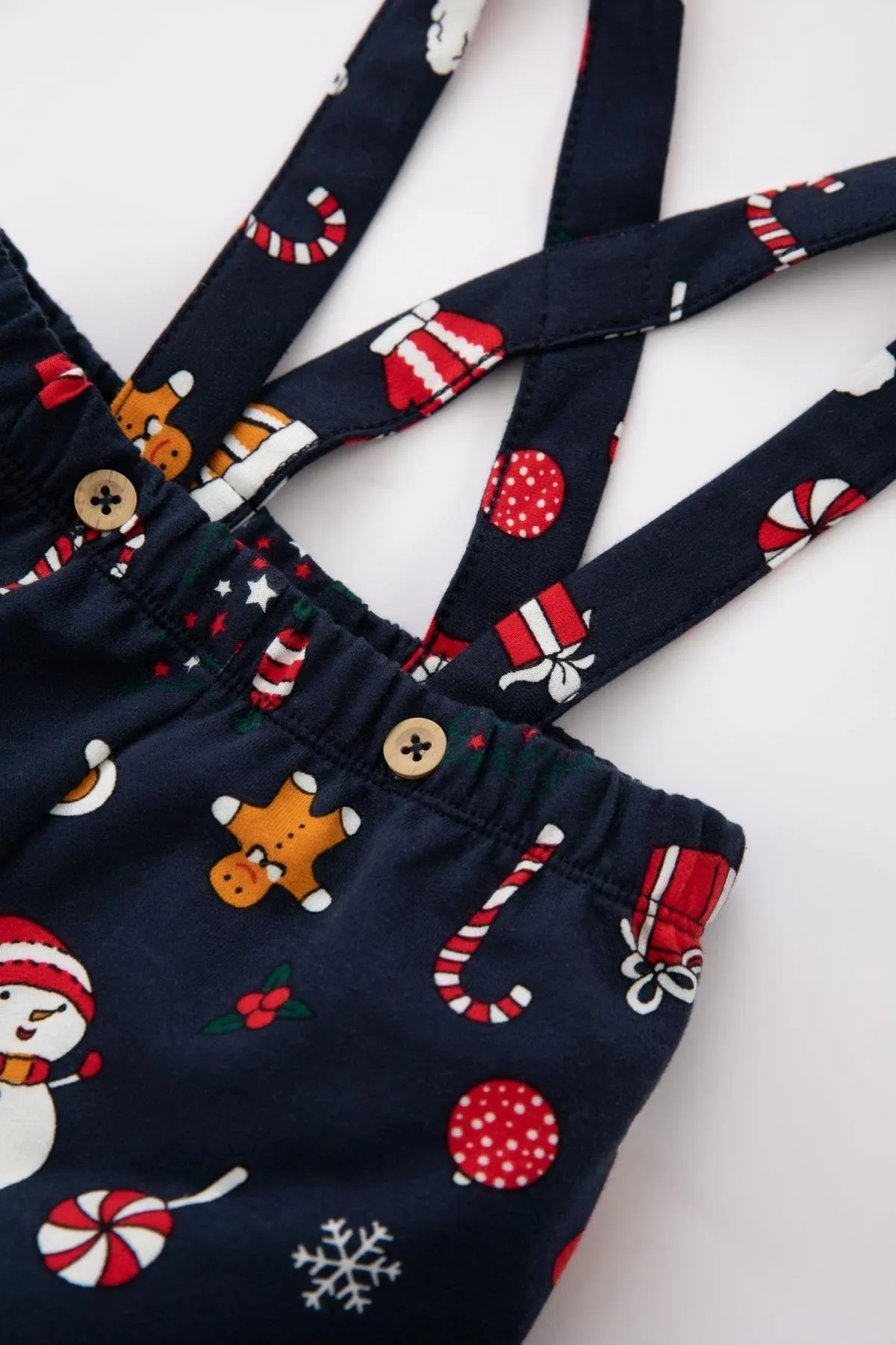 DeFacto  2-teiliges Set mit Langarm-Body zum Anstecken und Neujahrsmotiv für Babys