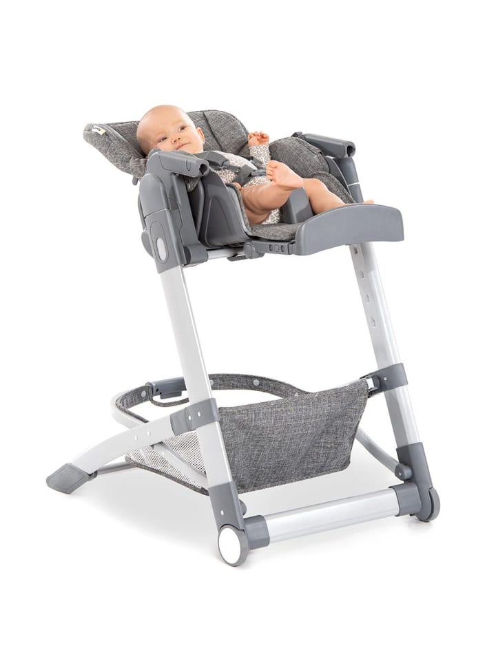 Hauck Hochstuhl & Babyliege ab Geburt - Grow Up Newborn Set in schwarz,grau günstig kaufen onesize