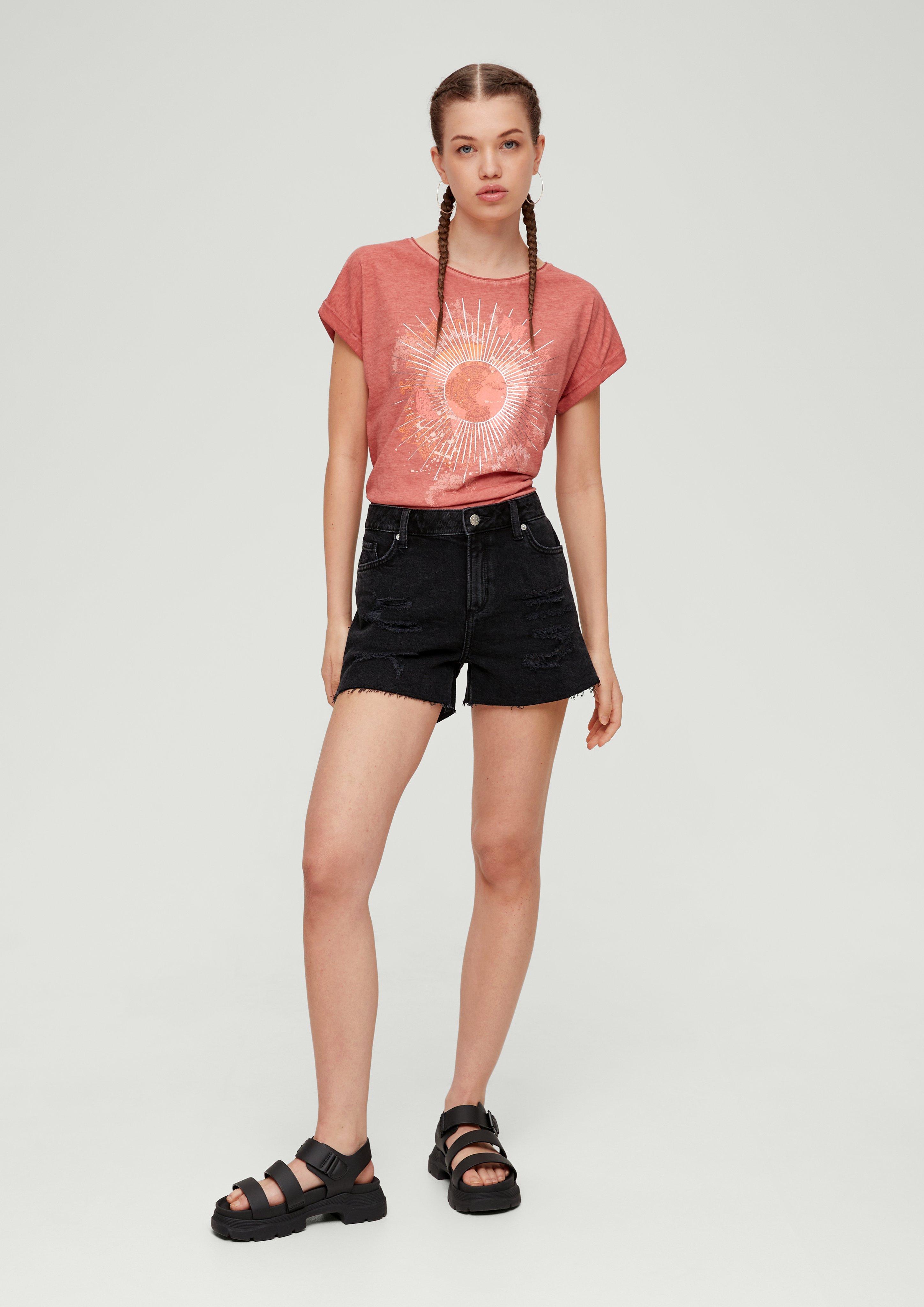 Jeans-Shorts Abby / Mid Rise / Straight Leg  2131160-99Z4