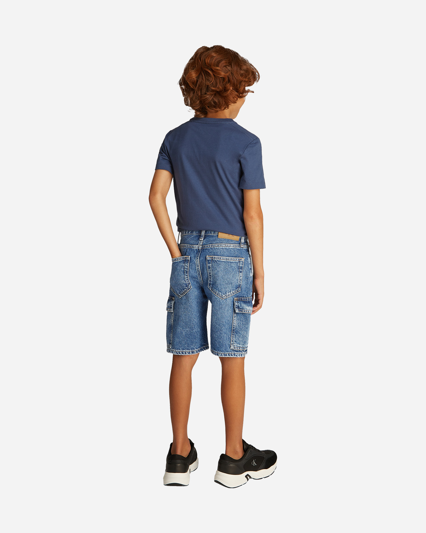 Bermudy Calvin Klein Jeans Cargo Relaxed Jr IB0IB02430-1A4