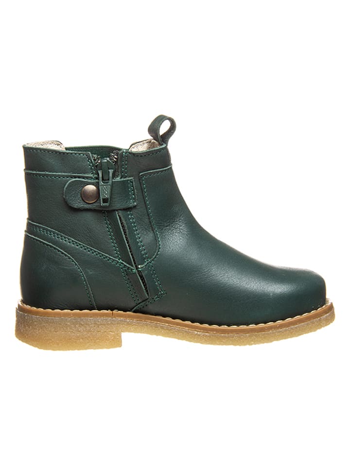 BO-BELL Leder-Chelsea-Boots in Dunkelgrün günstig kaufen