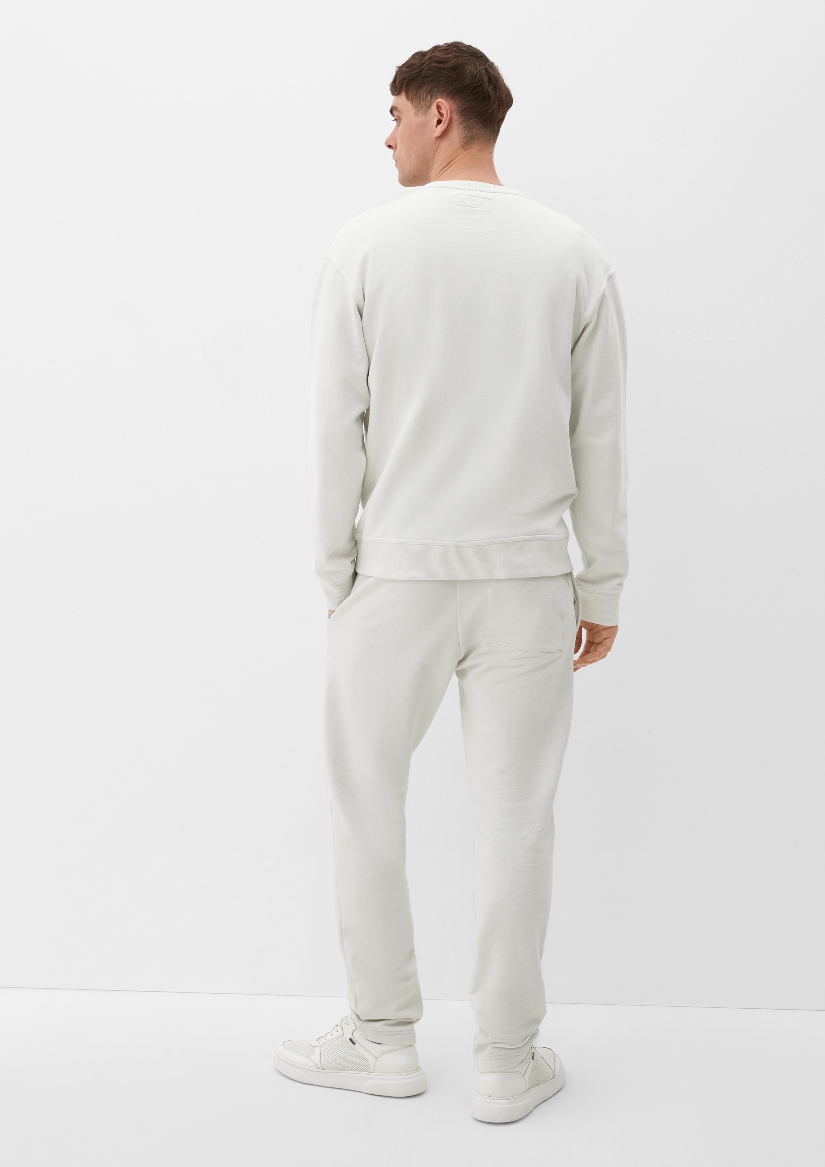 QS x JAMULE Sweater mit aufgesticktem Schriftzug  2127221-90L0
