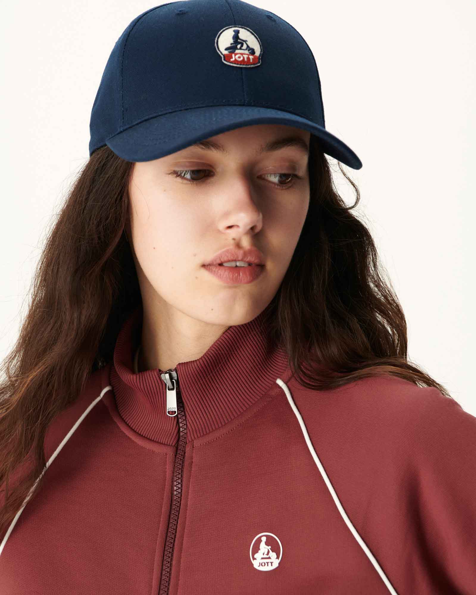 Veste zippée femme en coton biologique Bordeaux Rocha