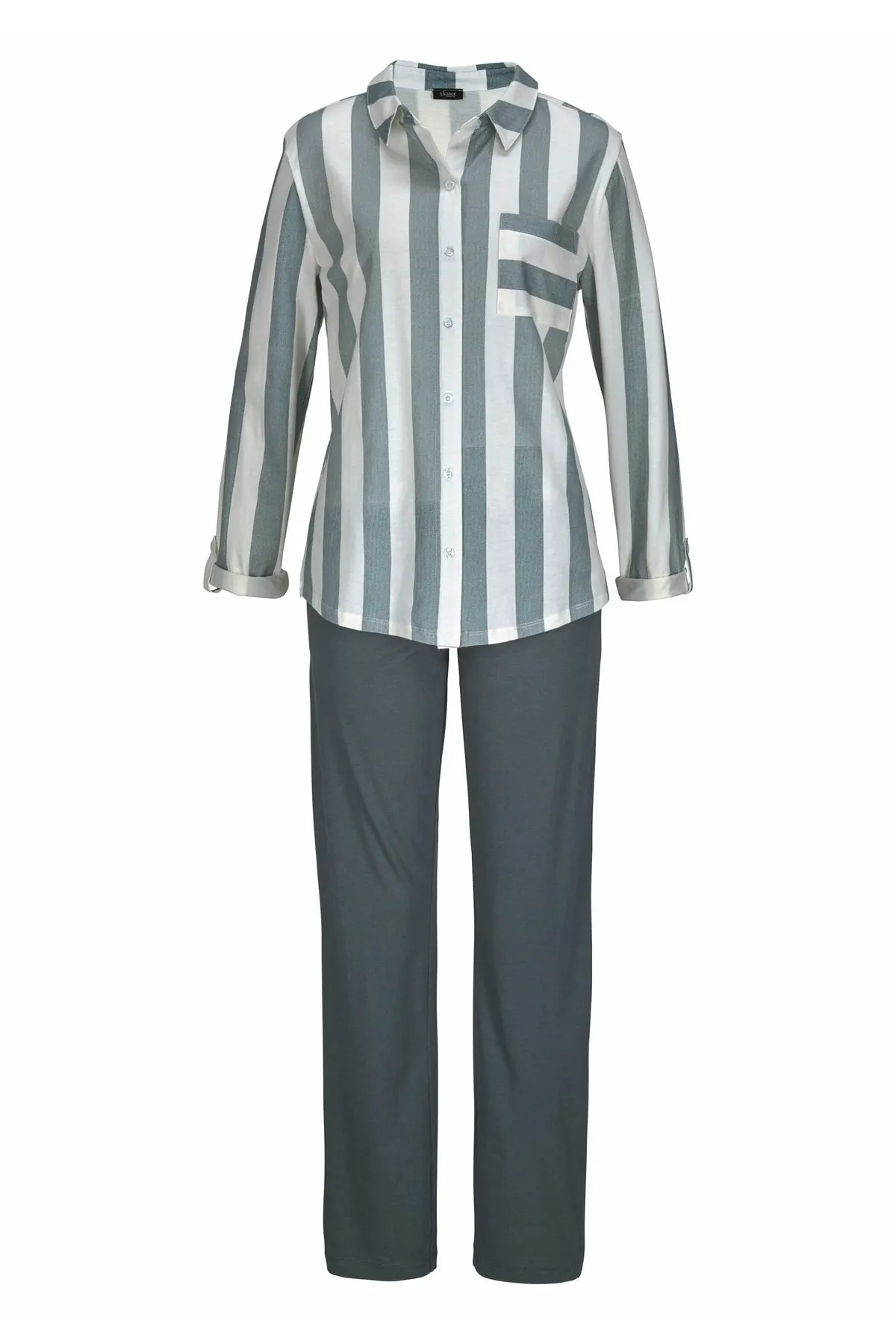 Vivance  Pyjama set - Grau - Unifarben