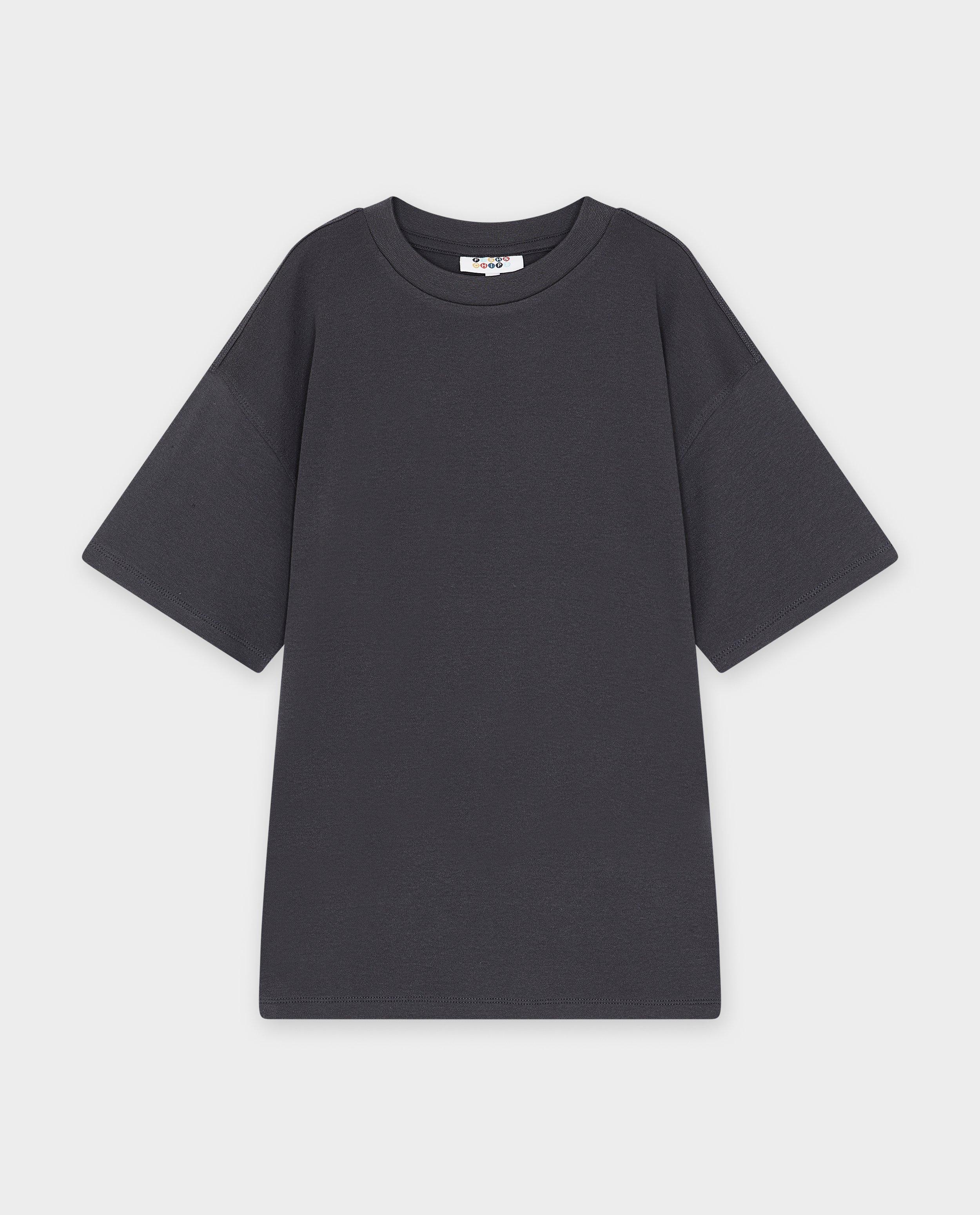 Tricou Fish & Chips albastru închis, uniformă școlară albastru închis