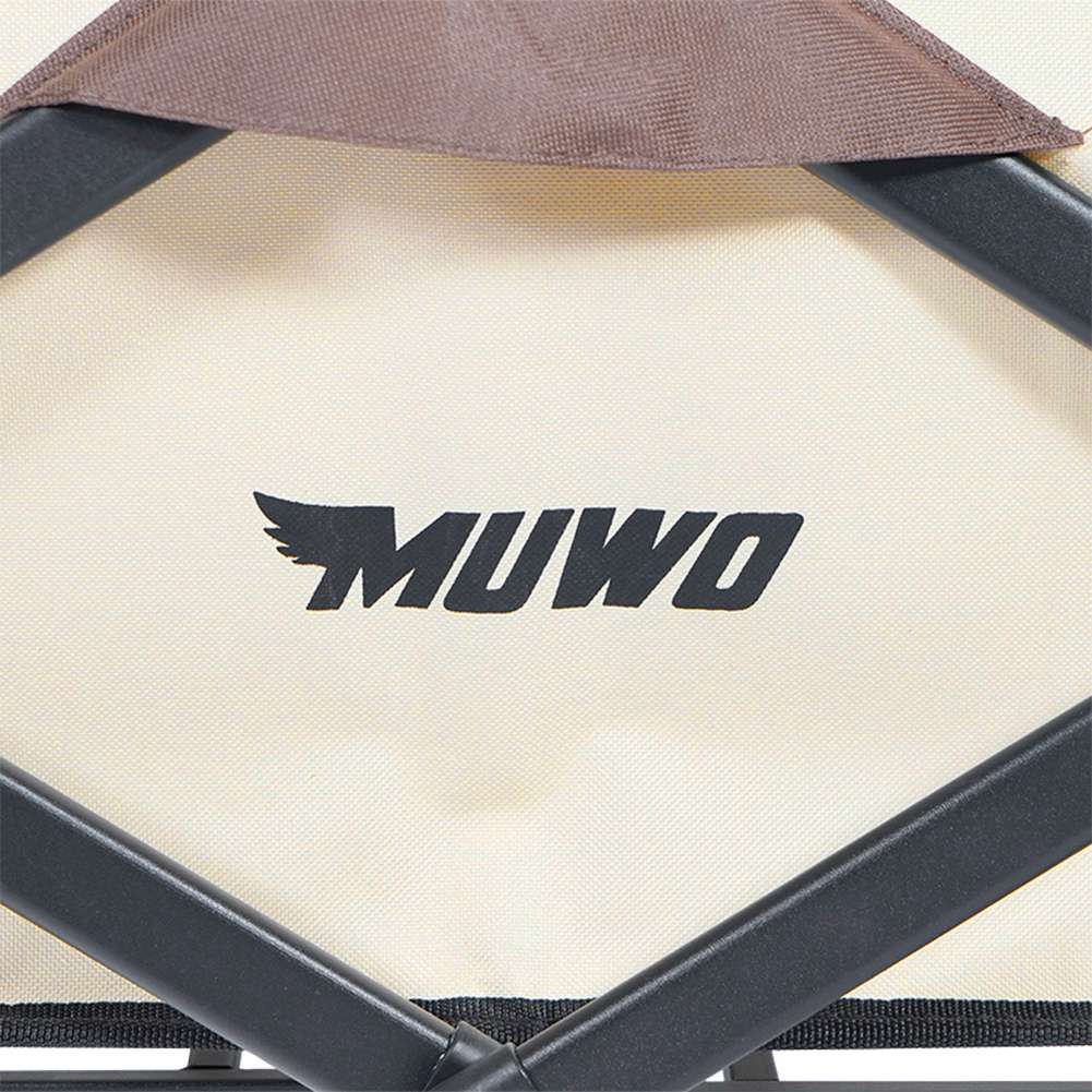 MUWO faltbarer Bollerwagen 100 L, max. 110 kg braun/beige