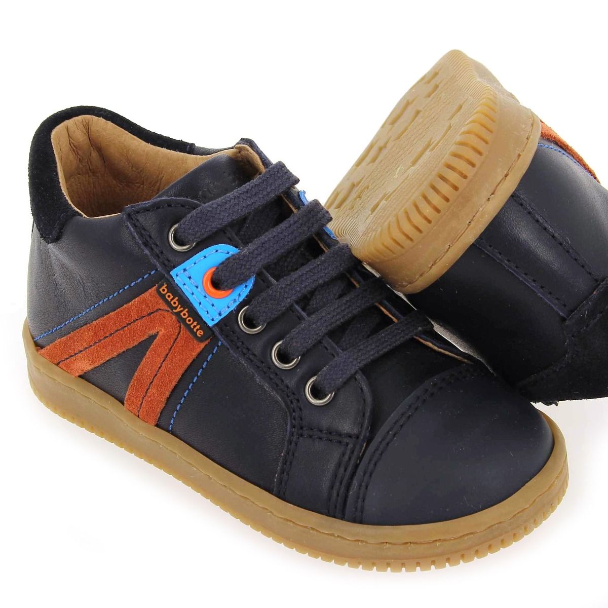 Babybotte  FERID - marine orange