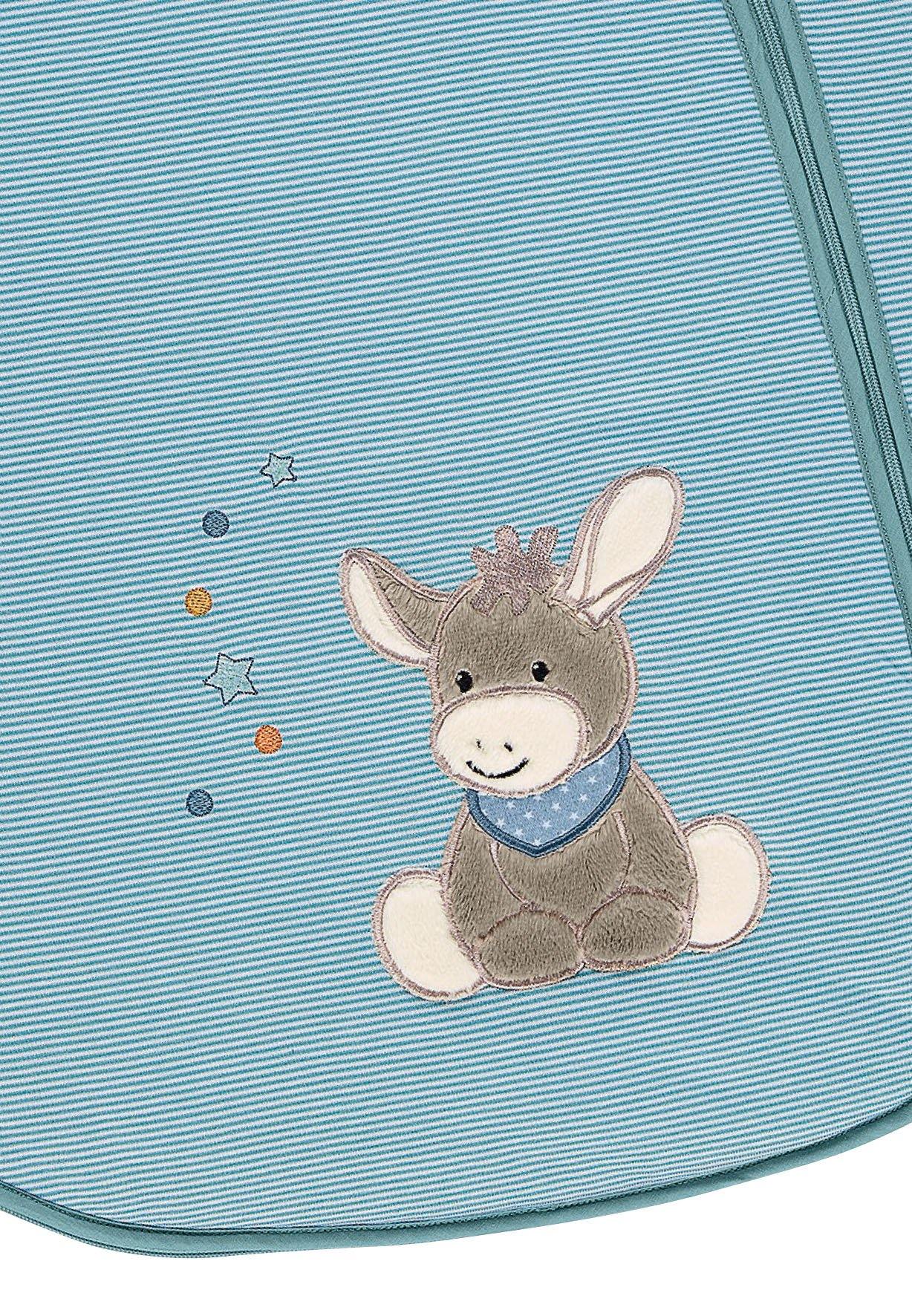 Schlafsack 70cm Esel Emmi mit abnehmbaren Ärmeln