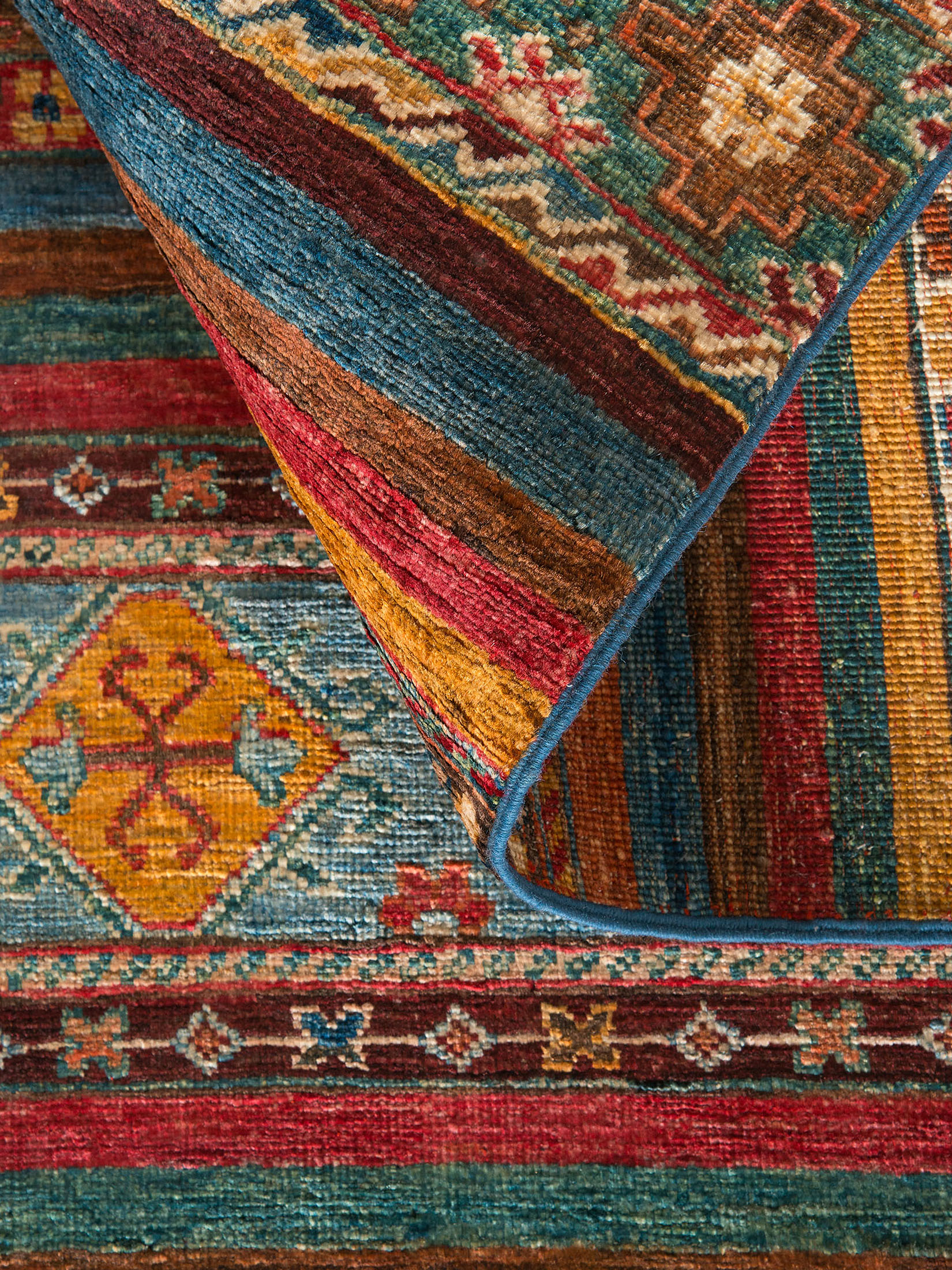 Chobi Schal ca. 77 x 306 cm, Unikat / Einzelstück