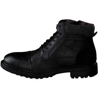 Puccetti Schnür Boots in schwarz