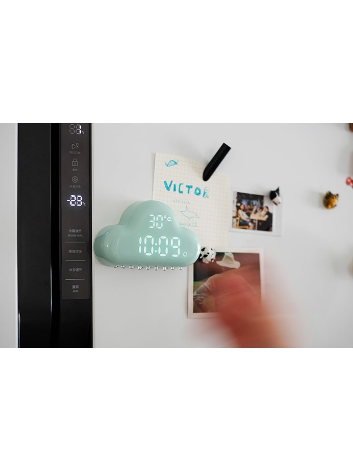 Designnest Wecker ''Alarm Cloud'' in Grün - (L)12 x (B)8 cm günstig kaufen onesize
