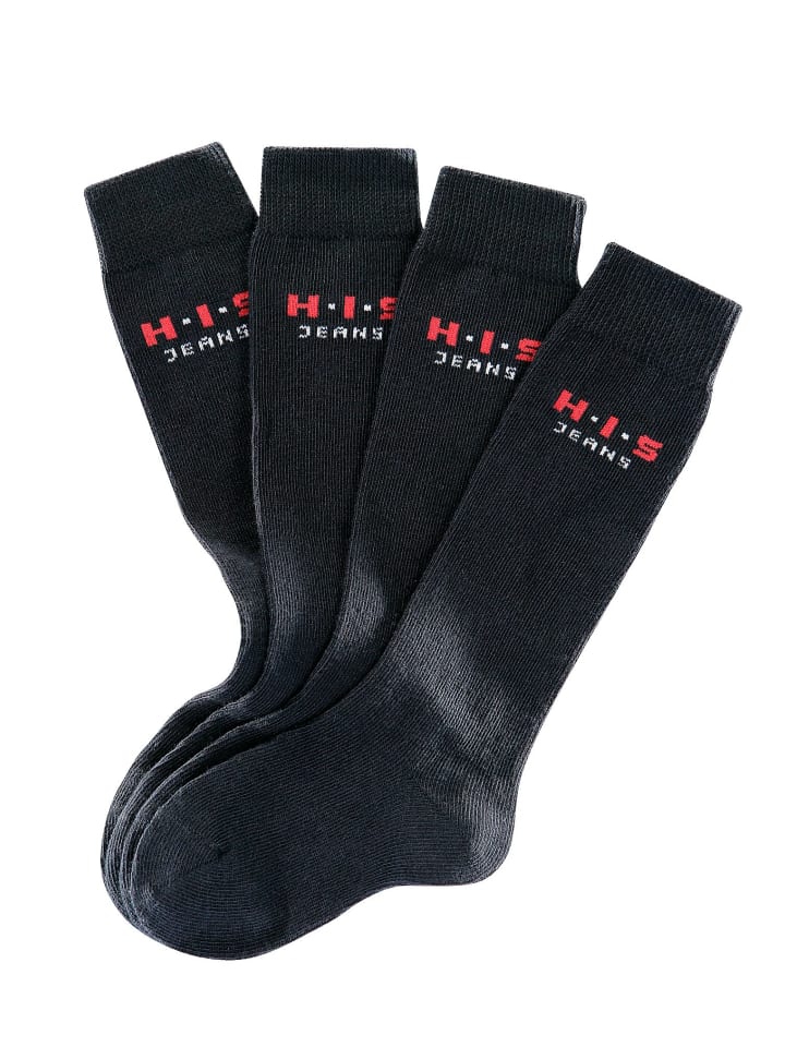 H.I.S Kniestrümpfe in schwarz günstig kaufen