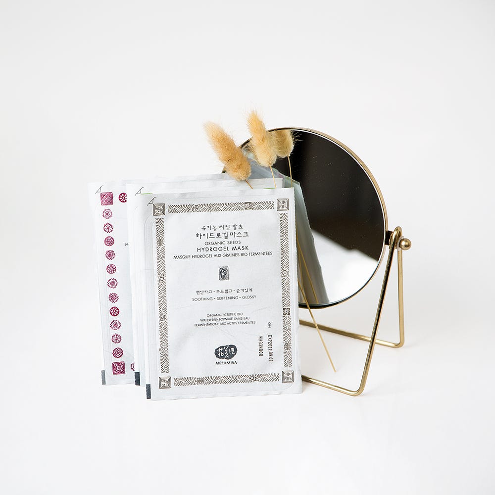 Whamisa Organic Hydrogel Facial Mask Set