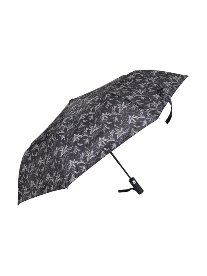 COFI 1453 Teleskop-Taschenschirm mit Schutzhülle Schutz bei Wind und Regen in Schwarz günstig kaufen onesize