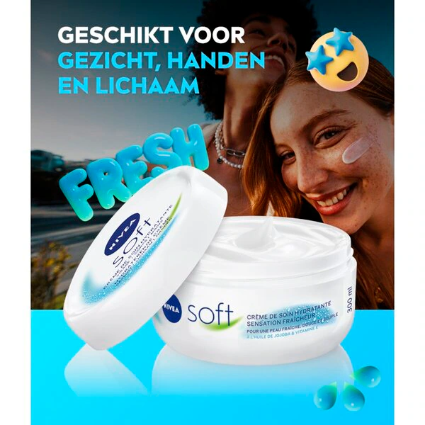 NIVEA Soft hidratáló krém 300ml