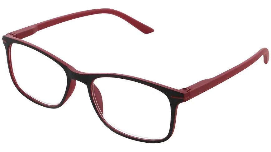 Quickreader Lesehilfe KLH177-2 +1.50 Kunststoff Schwarz-Rot