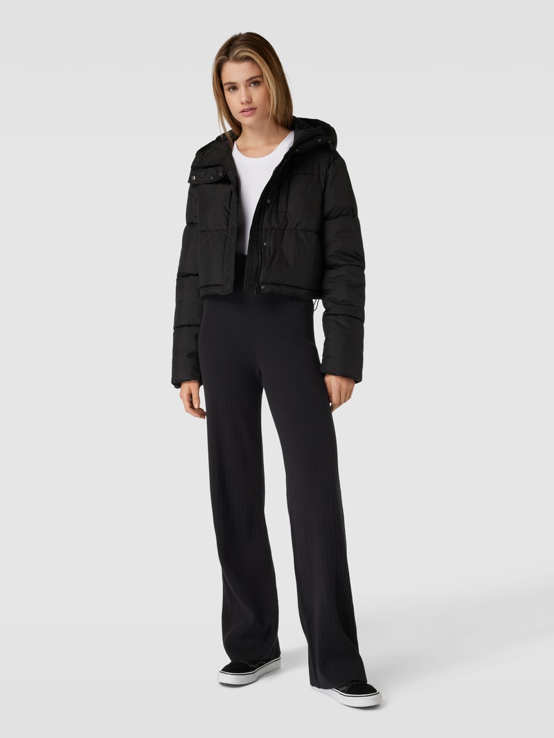 Stoffhose mit Feinripp Modell 'VARIEGATED' in black