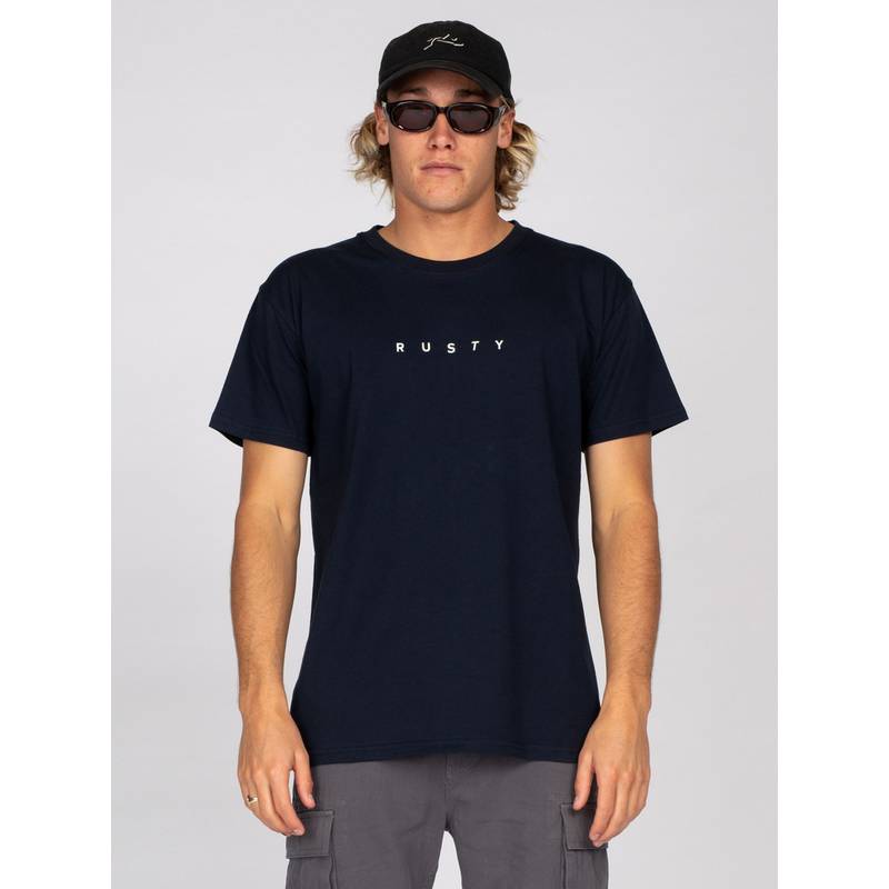 RUSTY SHORT CUT SHORT SLEEVE TEE T-Shirt Herren