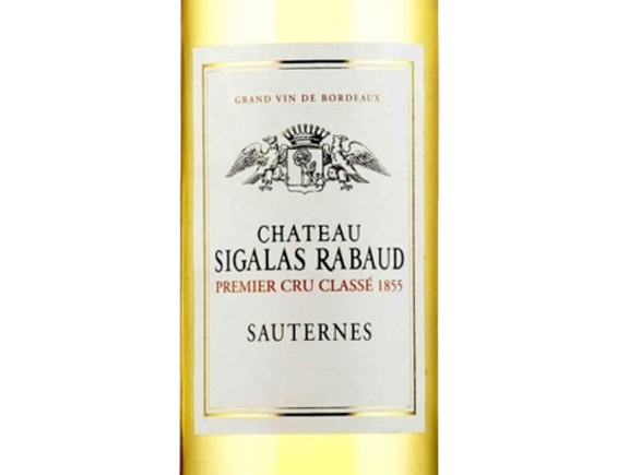 Chateau Sigalas Rabaud 2010 Bordeaux Sauternes