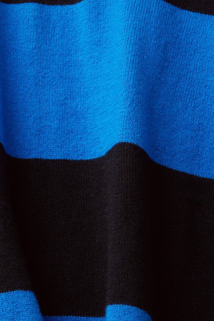 Gestreifter Strickpullover mit Kaschmir