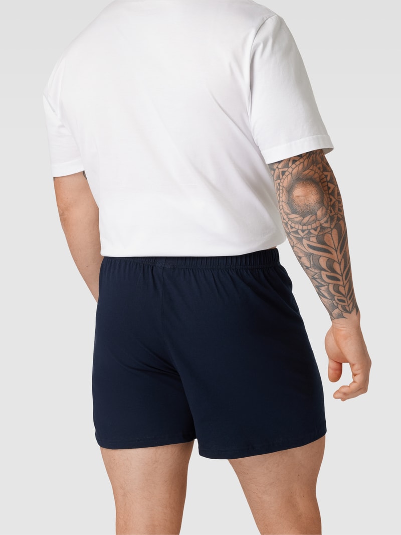 PLUS SIZE Boxershorts mit Knopfverschluss im 2er-Pack in dunkelblau