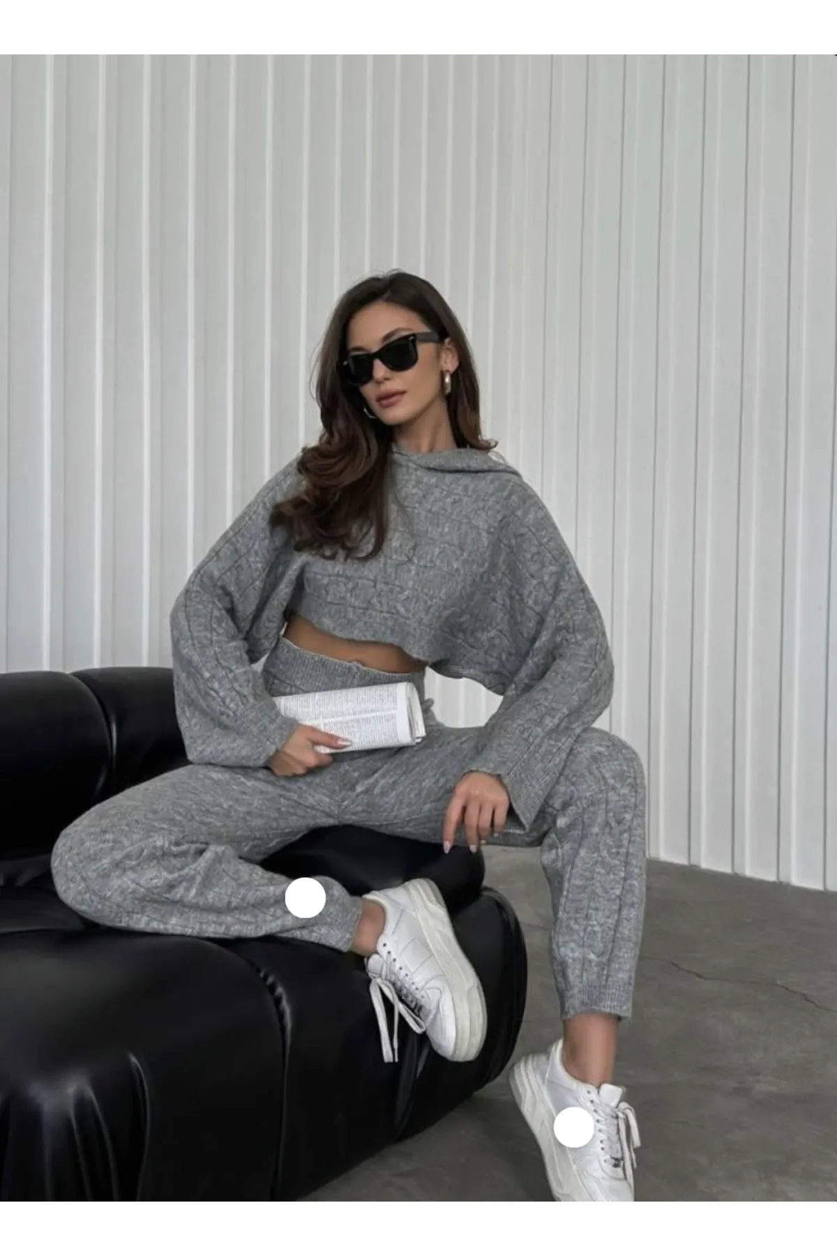 My Blog  Zweiteiler - Grau - Regular Fit