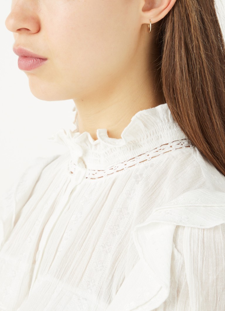 Anna + Nina Single earring small in 14 carat yellow gold