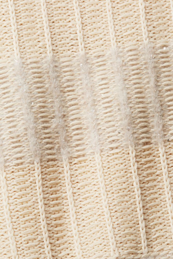 Strukturierter Pullover mit Pailletten