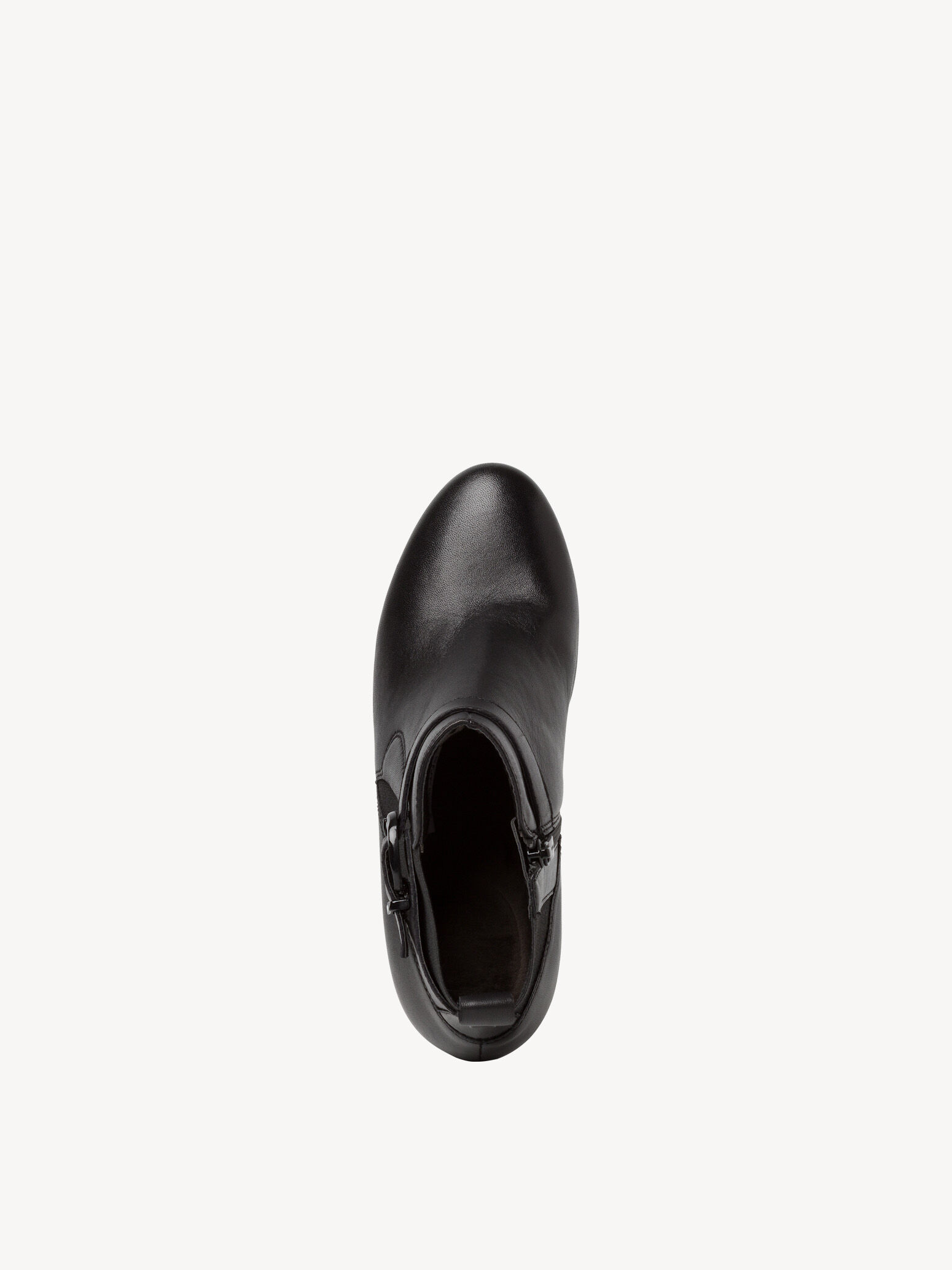 Bottine en cuir - noir