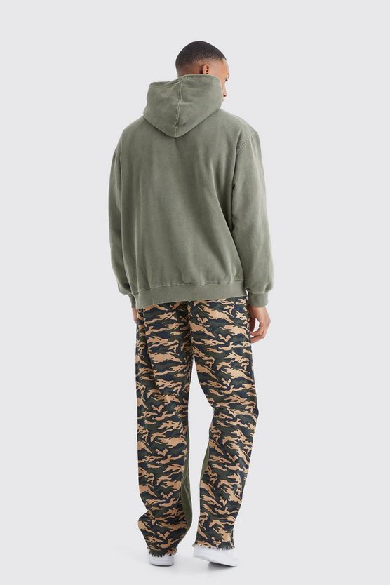 Camouflage Schlaghose mit Applikation
