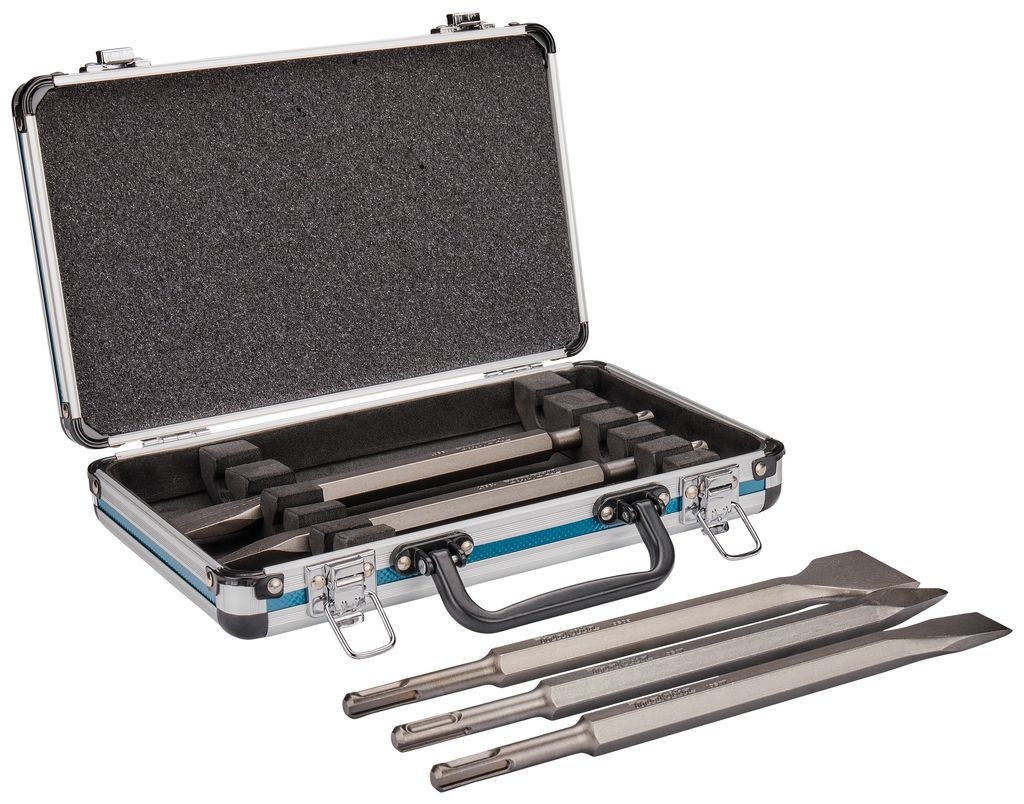Sada sekáčov Makita D-42379 SDS-Plus, 5 kusov, v hliníkovom kufríku
