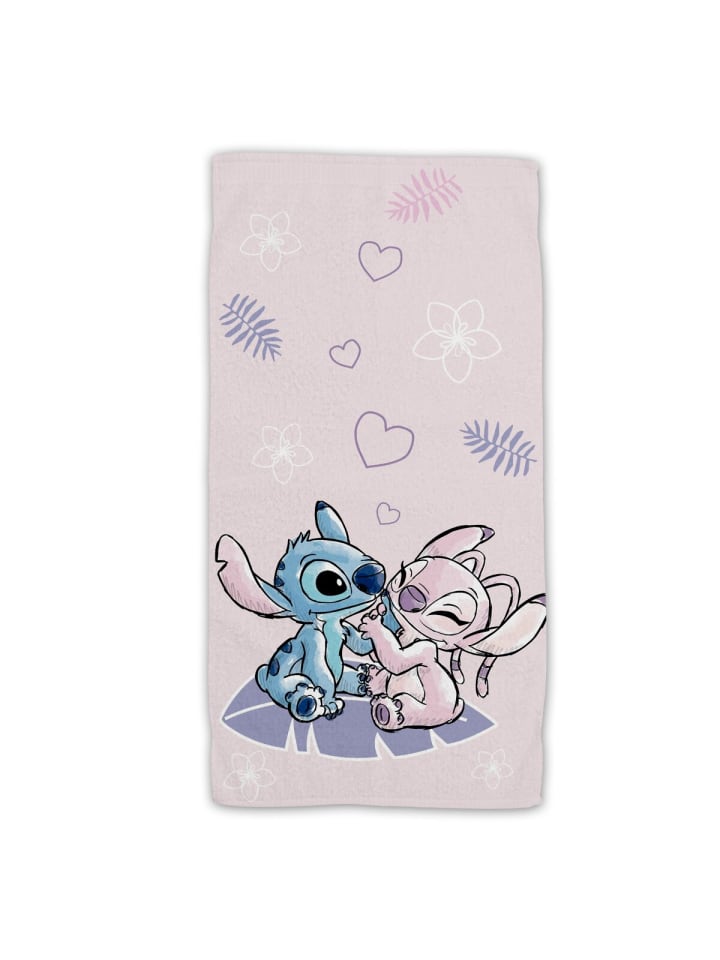 Lilo & Stitch Baumwolle Strandtuch Frottee Badetuch mit Premium Druck, 70x140 cm in Mehrfarbig günstig kaufen 70 x 140 cm