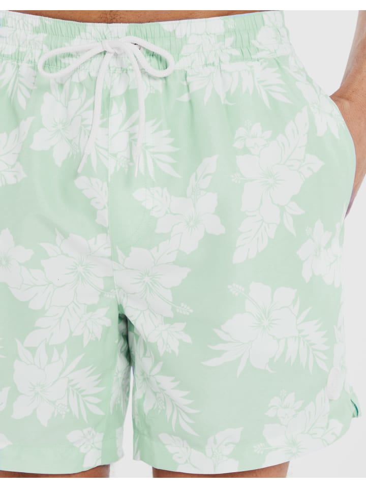 Threadbare Badehose THB Swim Short Sunset in Mint günstig kaufen