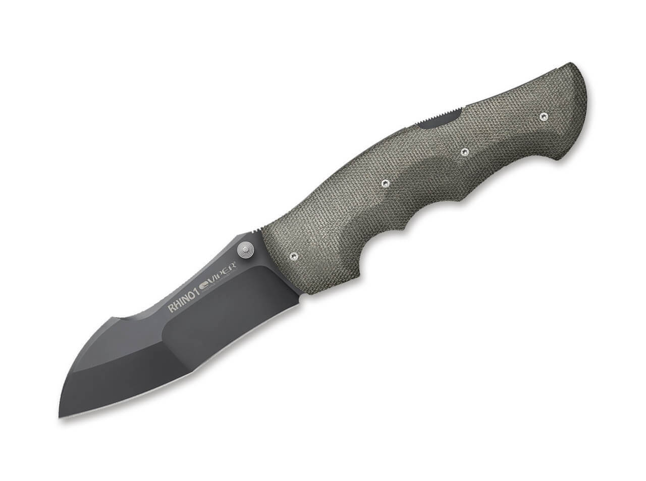 Rhino 1 Micarta Green BB