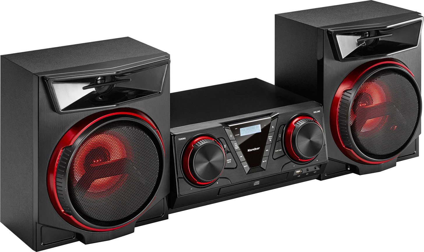 Karcher MC 5400D Stereoanlage (Digitalradio (DAB), FM-Tuner mit RDS, UKW mit RDS, 100 W)