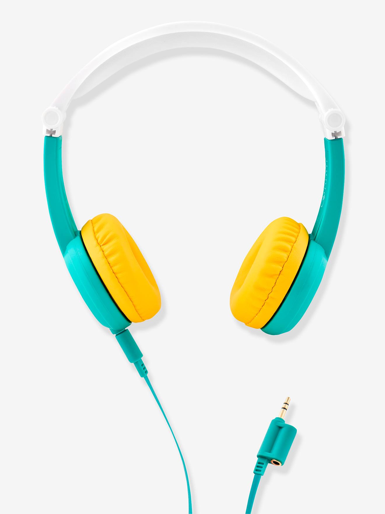 Casque Octave Lunii blanc jaune vert