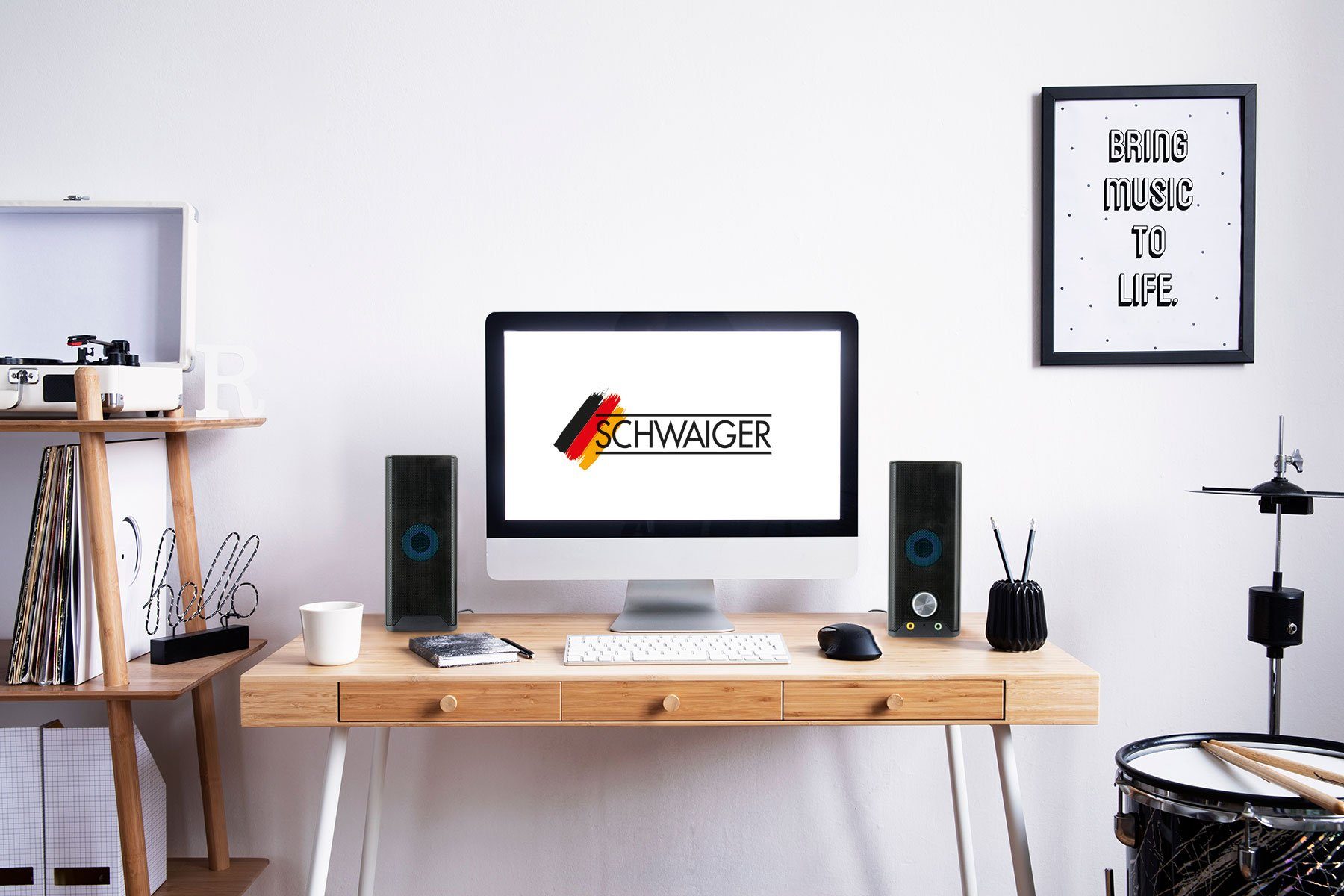 Schwaiger BSB23 Soundbar (AUX, Bluetooth, 6 W, teilbar)