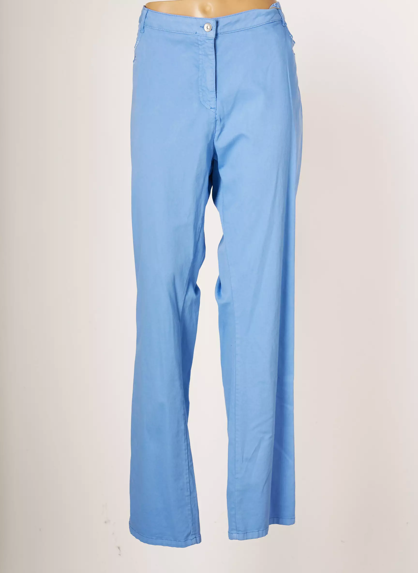 Diane Laury Pantalons Droits Femme couleur bleu