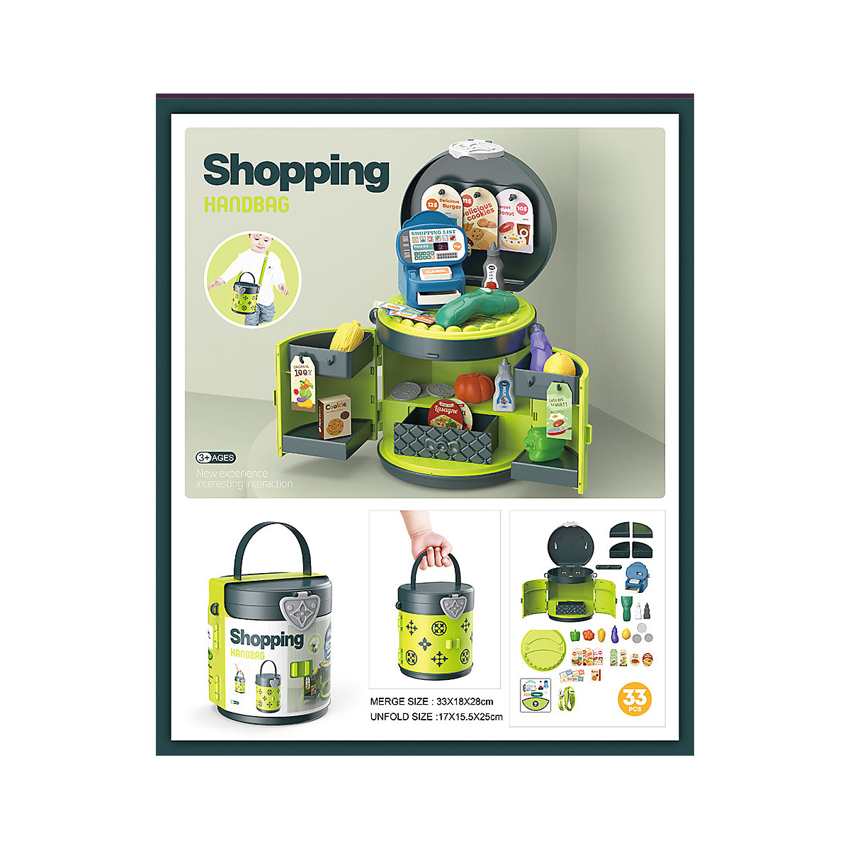 Kinder-Supermarkt-Werkzeuge Spielset