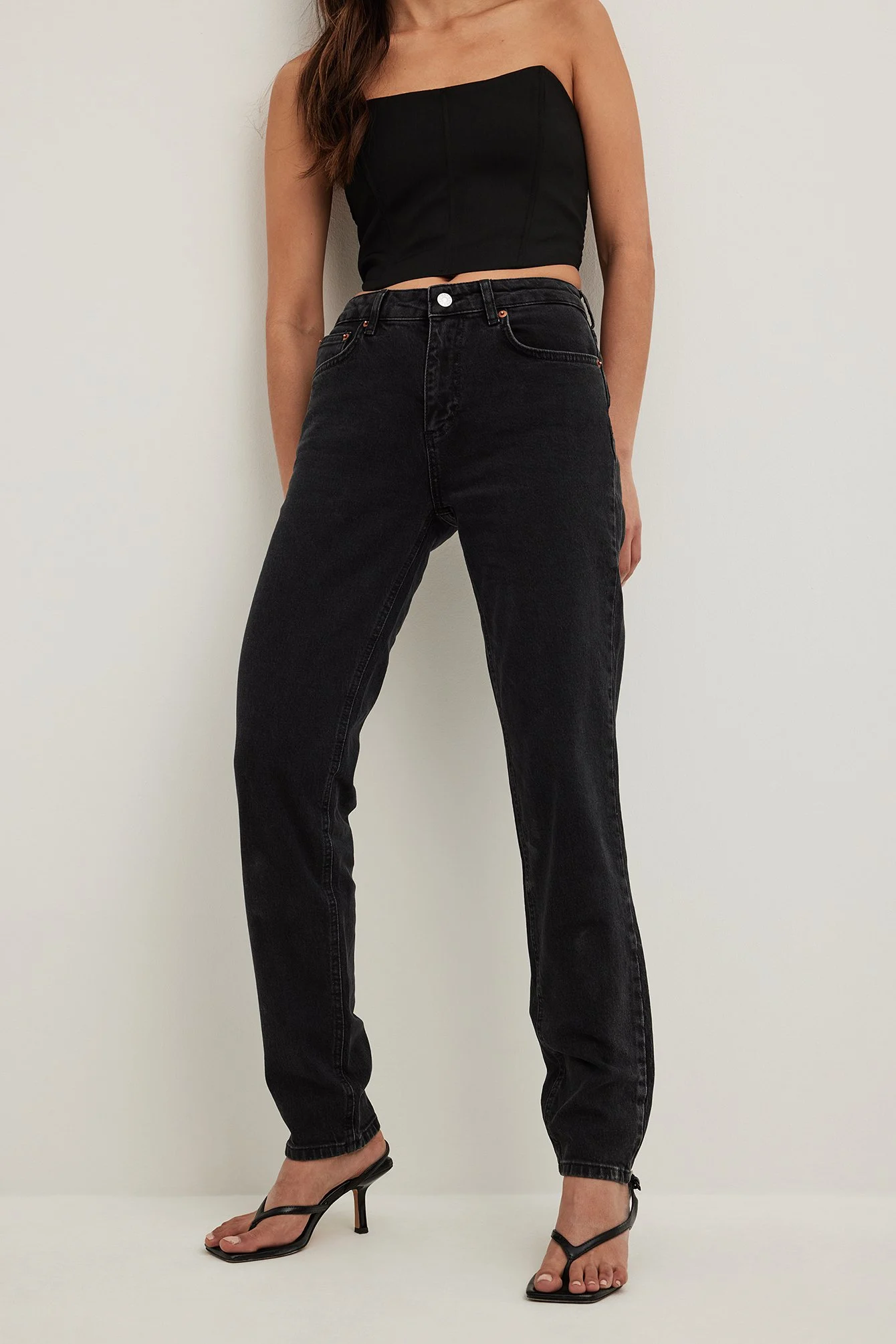 Schlanke Jeans mit mittlerer Taille